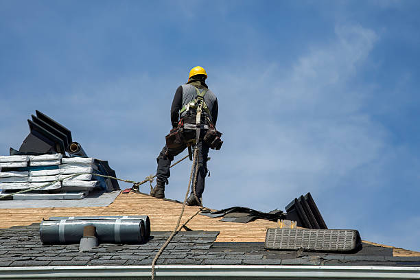 Professional Roof Replacement technician working in Waubun, MN